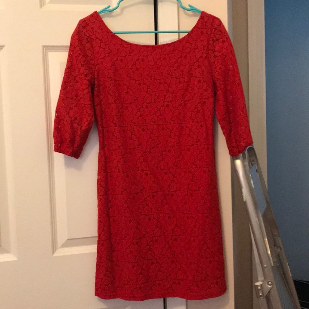 Red Lace Dress